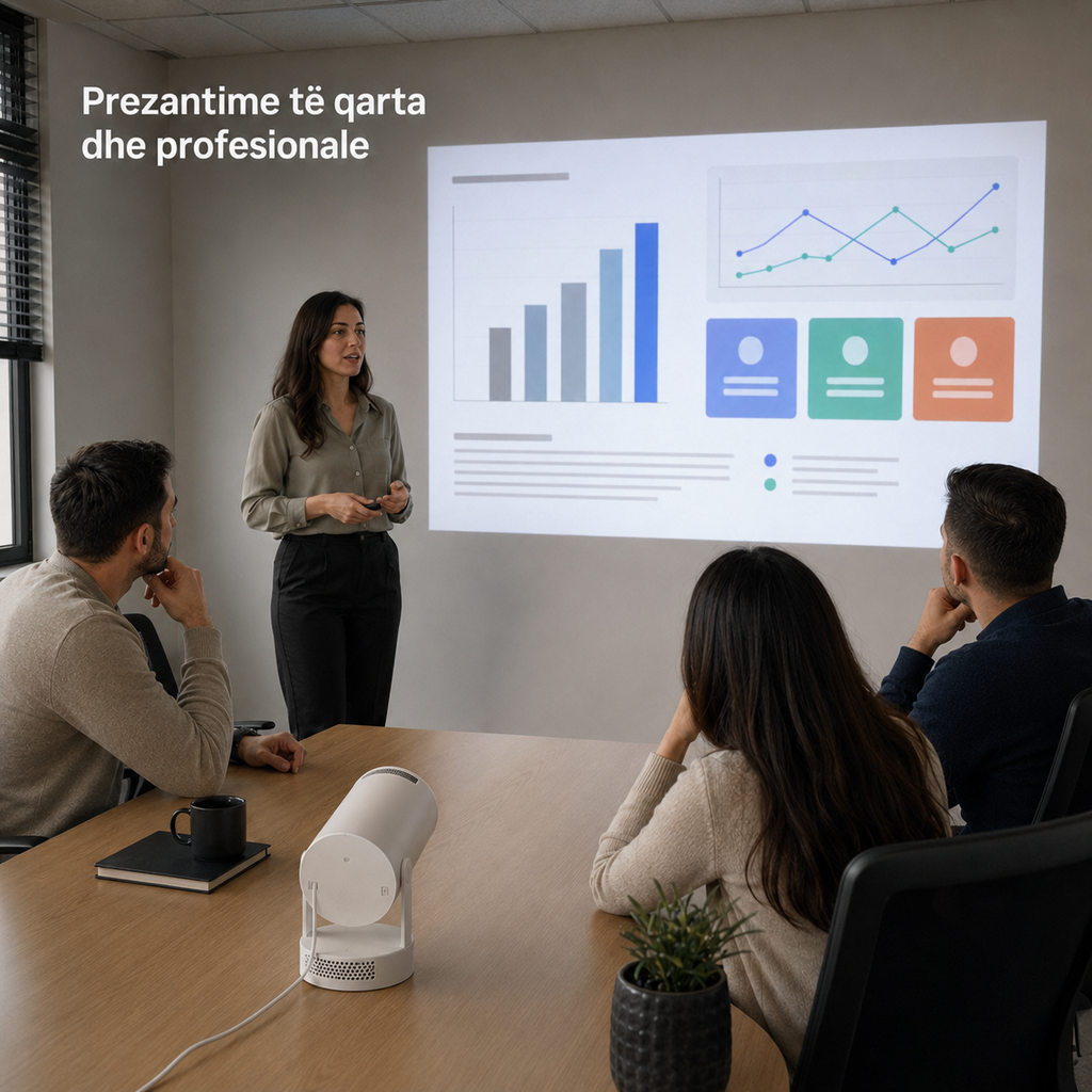 Projektor Portativ Smart – Kinema në Shtëpi