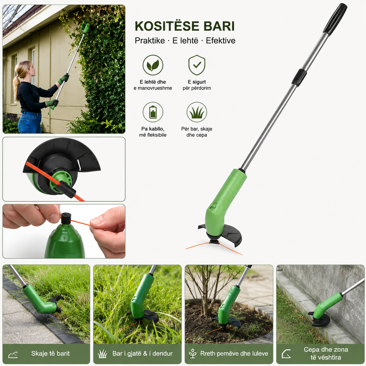 Kositëse Praktike për Bar