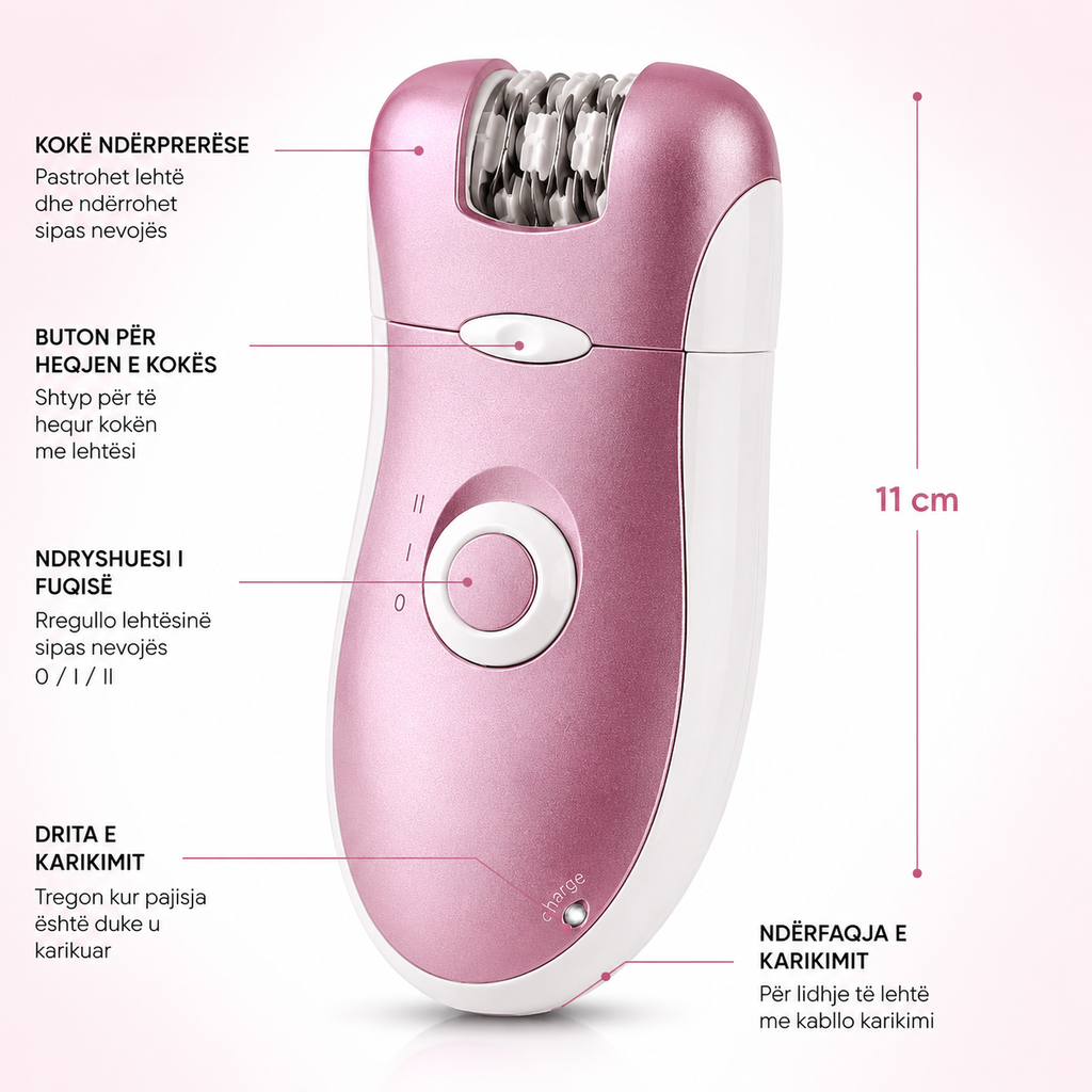 Epilator Elektrik 2në1