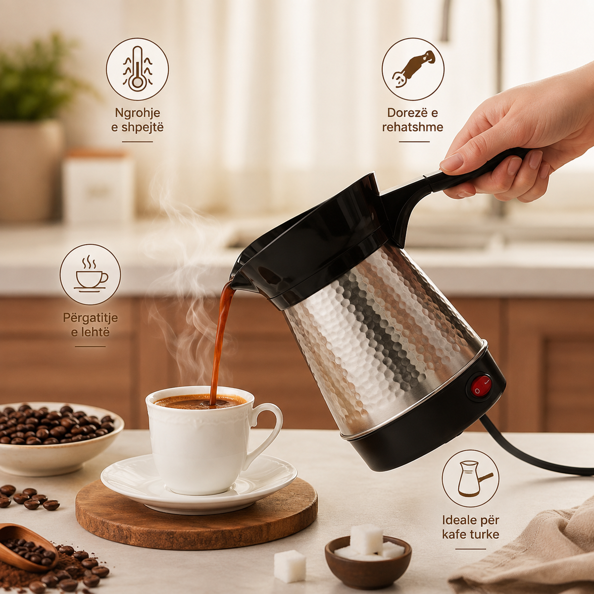 Xhezve Elektrike për Kafe
